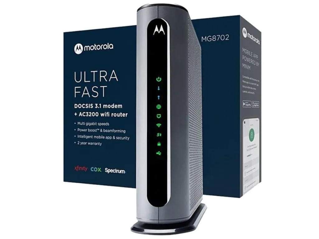 The Motorola MG8702 is one of the top routers compatible with Optimum&#x27;s internet service